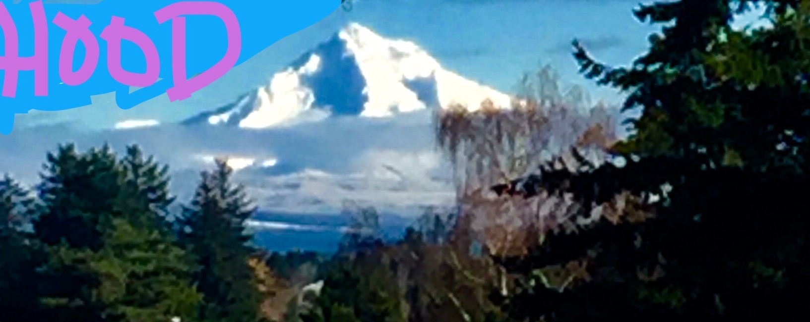 Mt Hood view from approx. 212th and Powell 